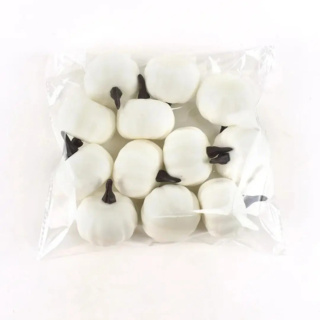 12 stk. efterårsdekorationssæt med ahornblade og græskar