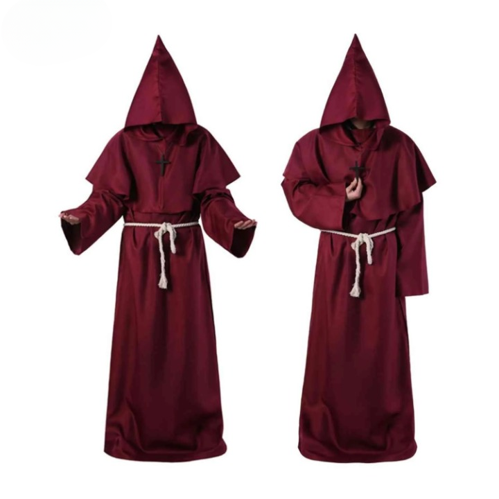 Monkara-kostume | Middelalderligt design, komfortabelt og perfekt til Halloween