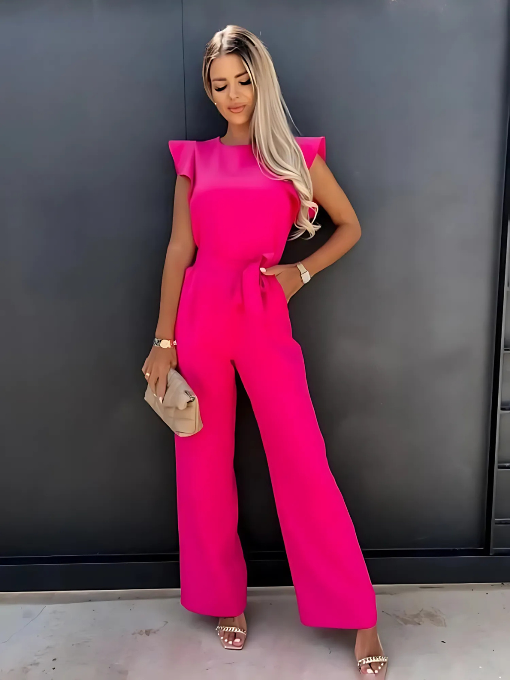 Elegant petite jumpsuit til særlige lejligheder