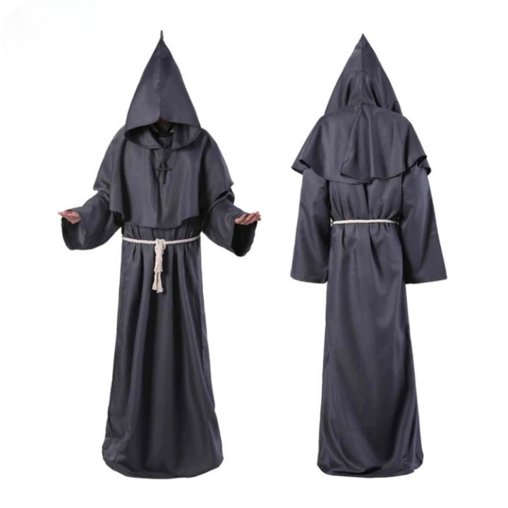 Monkara-kostume | Middelalderligt design, komfortabelt og perfekt til Halloween