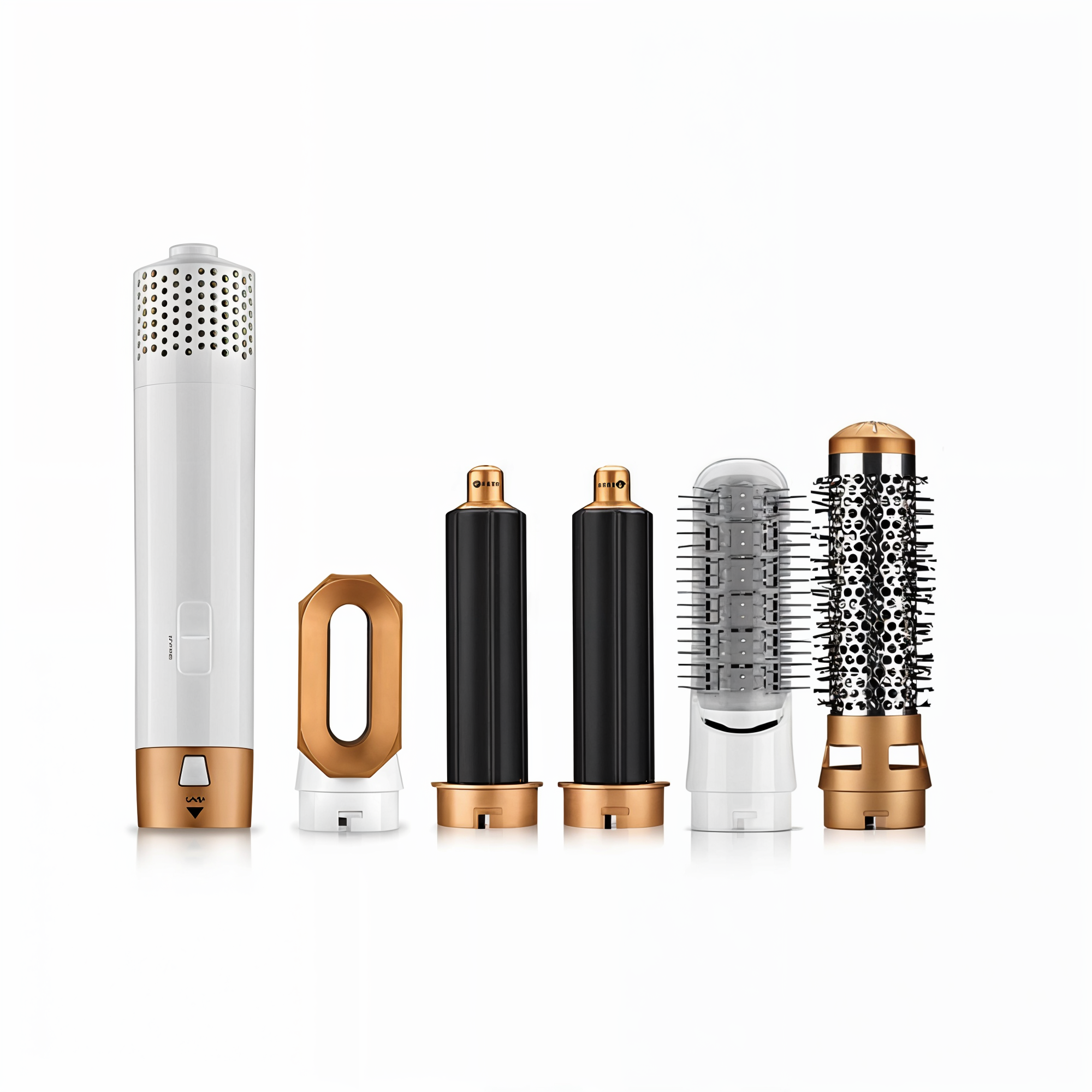 5-i-1-hårtørrer med stylingtilbehør