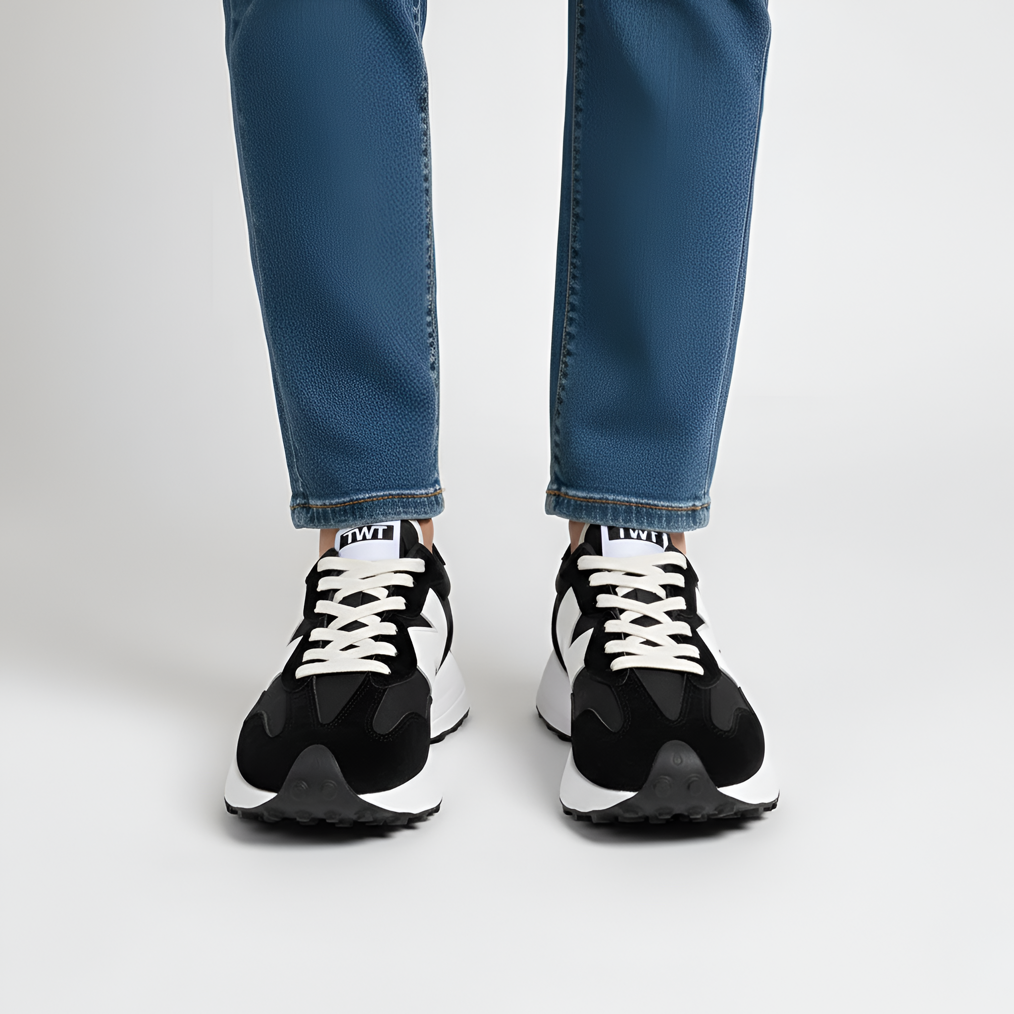 Dame sneakers med snørebånd og komfortsål til hverdagsbrug