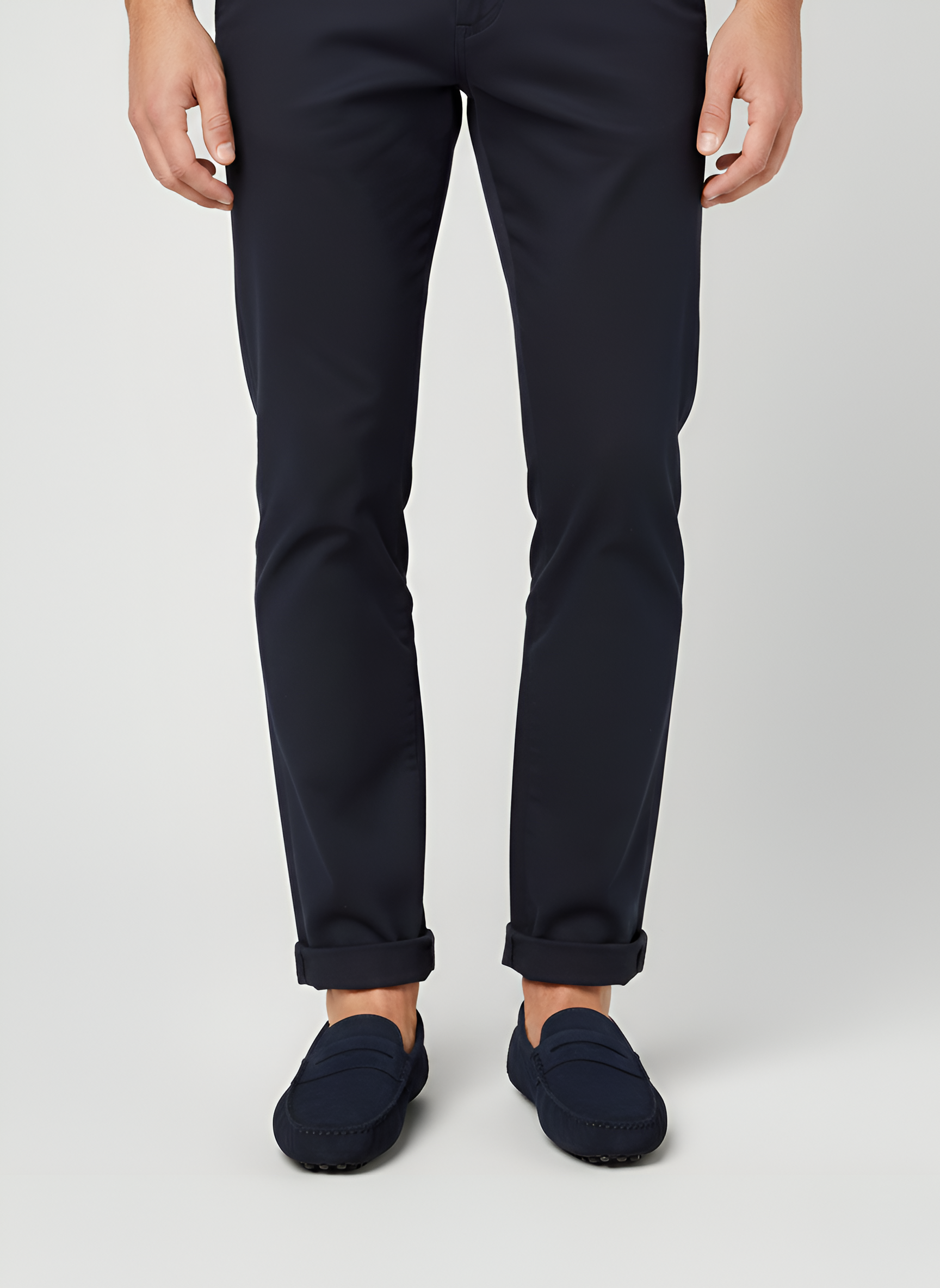 Herre chinos bukser slim fit med stretch til arbejde og hverdagsbrug