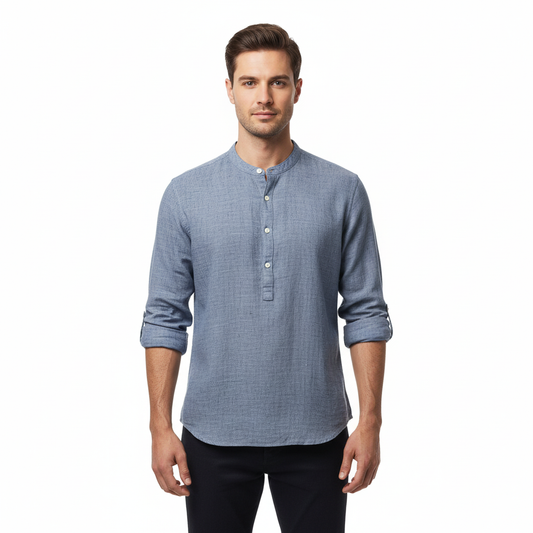 Hørskjorte til mænd