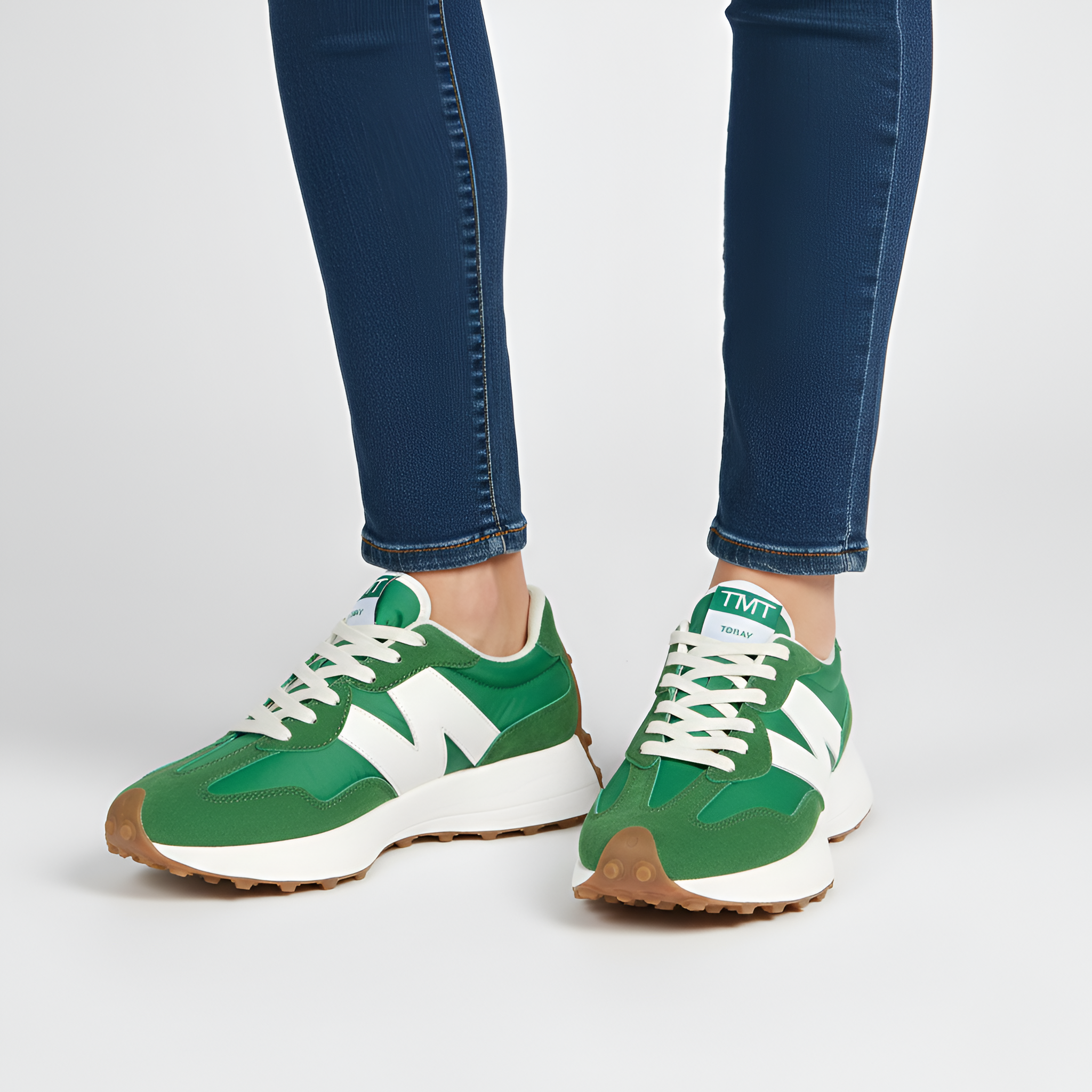 Dame sneakers med snørebånd og komfortsål til hverdagsbrug