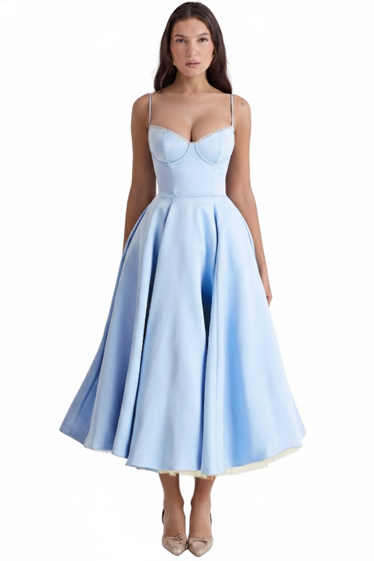 Sophie | Luxe slankende maxikjole