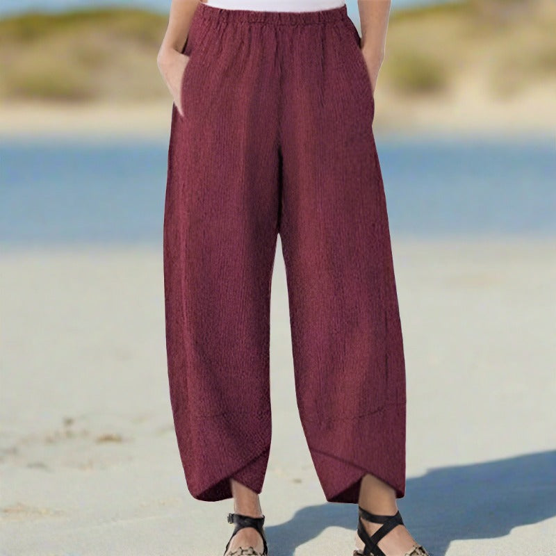 Nicole - Letvægtsbukser i bomuld til kvinder