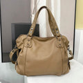 grand sac cabas pour les cours en simili cuir beige