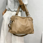 grand sac cabas pour les cours beige en cuir synthetique porte