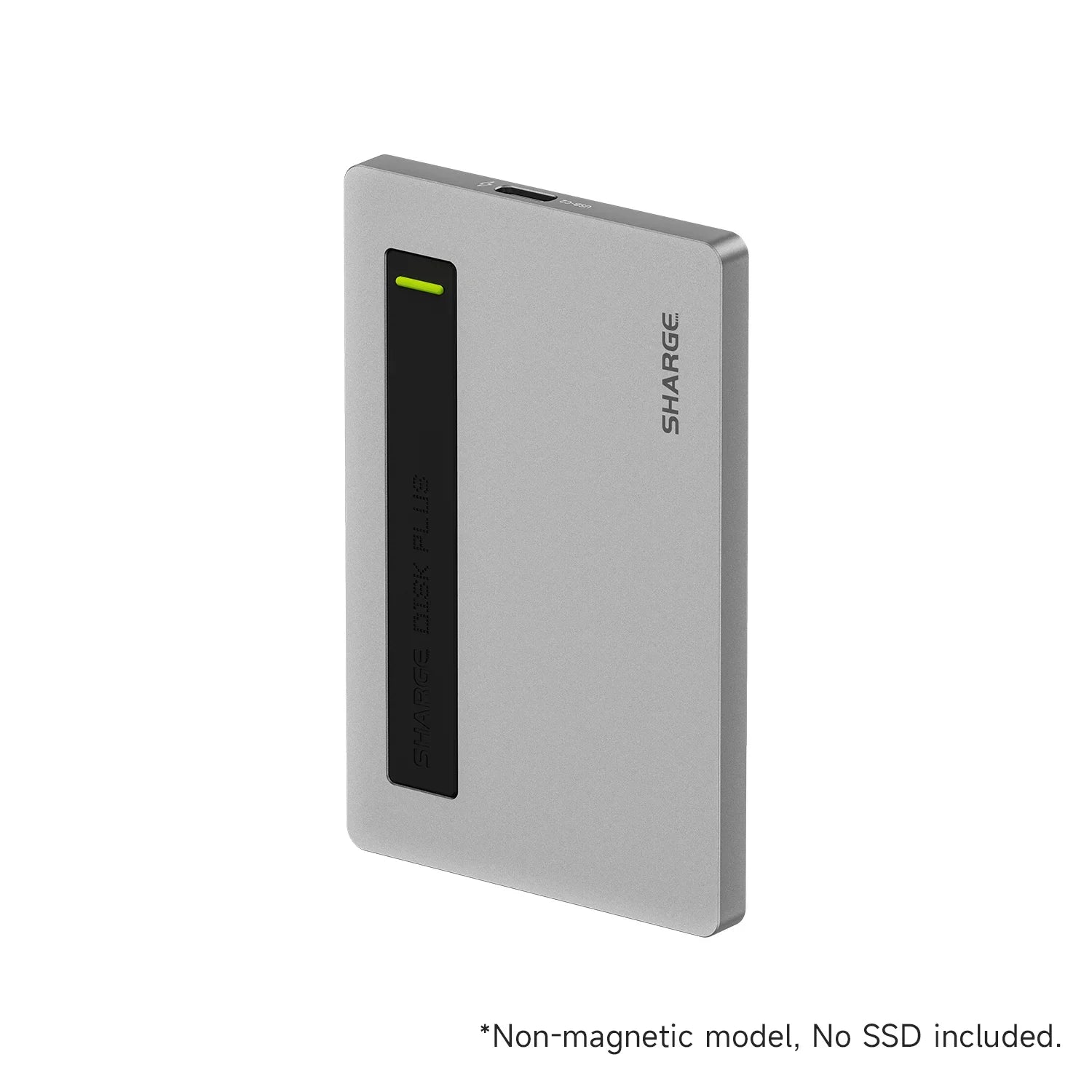 SHARGE Disk Plus M.2 NVMe SSD-kabinet 10Gbps USB-C 3.2 Gen2 (100W PD, kompakt eksternt SSD-kabinet)