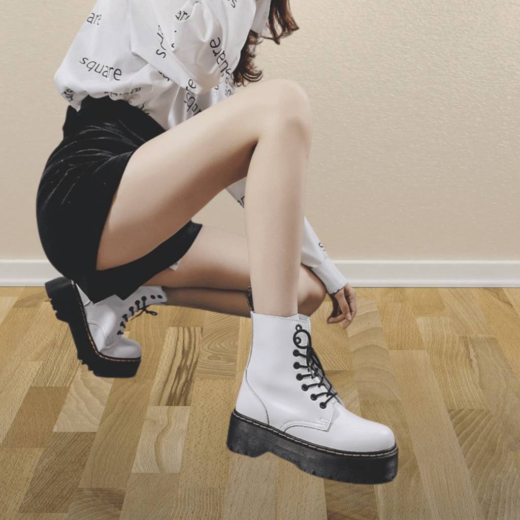 Bertha stilfulde støvler – kantede og komfortable