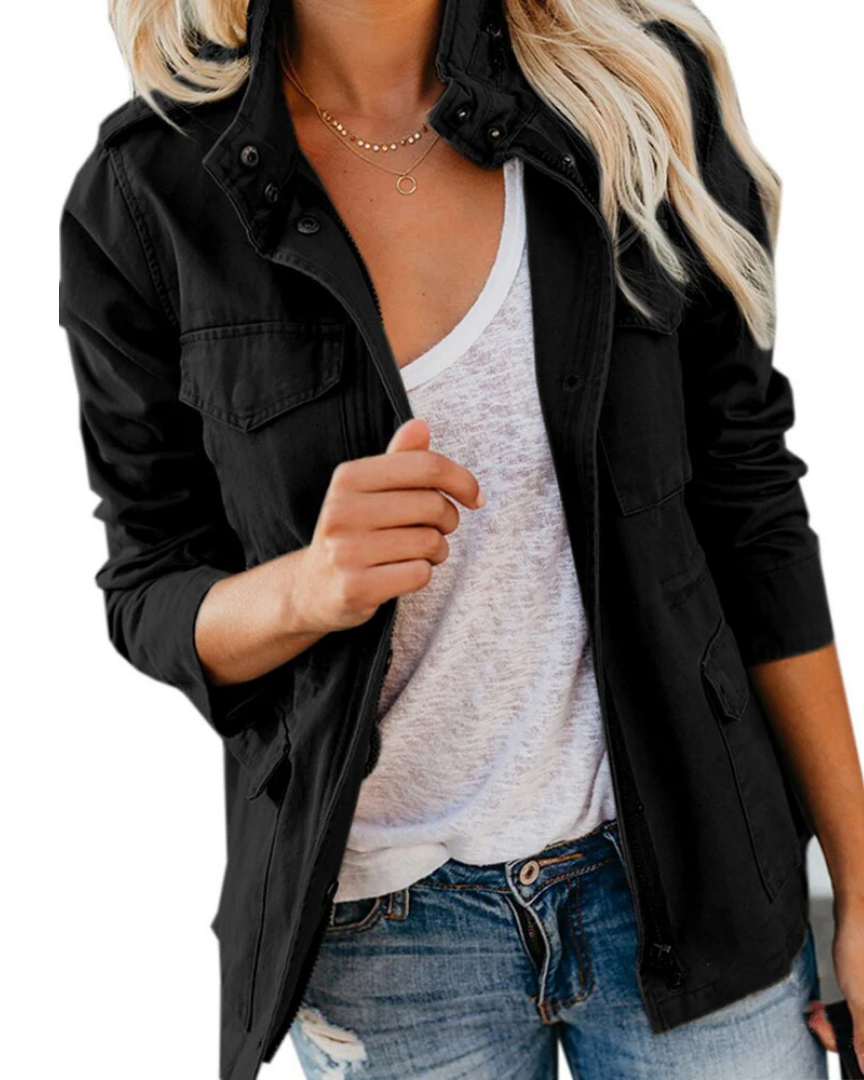 Letvægts utility-jakke til damer | Afslappet taljelængde