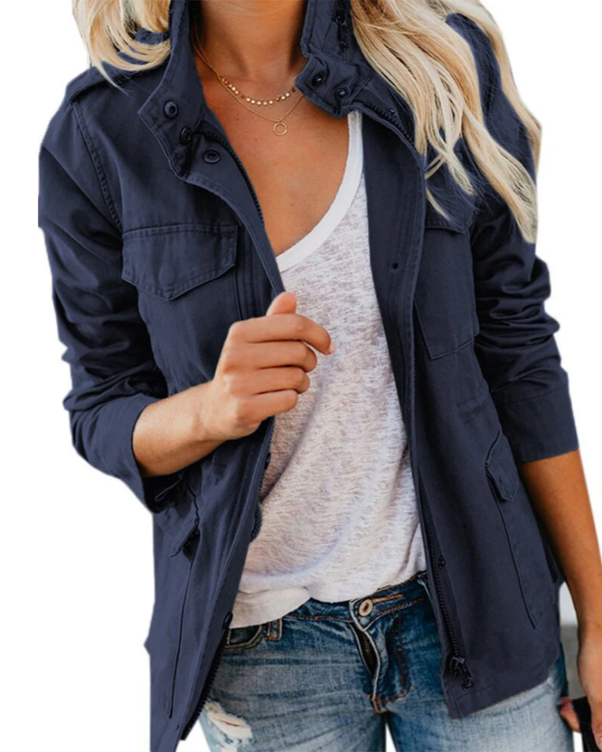 Letvægts utility-jakke til damer | Afslappet taljelængde