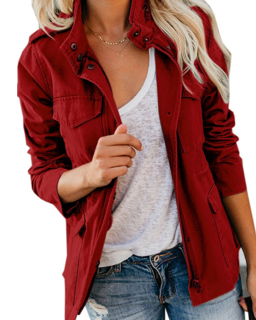 Letvægts utility-jakke til damer | Afslappet taljelængde