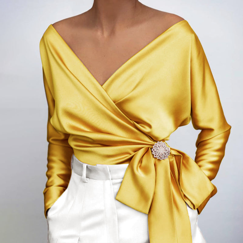 Davina | silkebluse til kvinder | Luksuriøs, elegant og alsidig