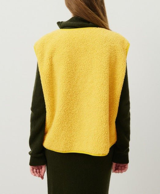 Ærmeløs vest til kvinder - med knapper, blød og behagelig