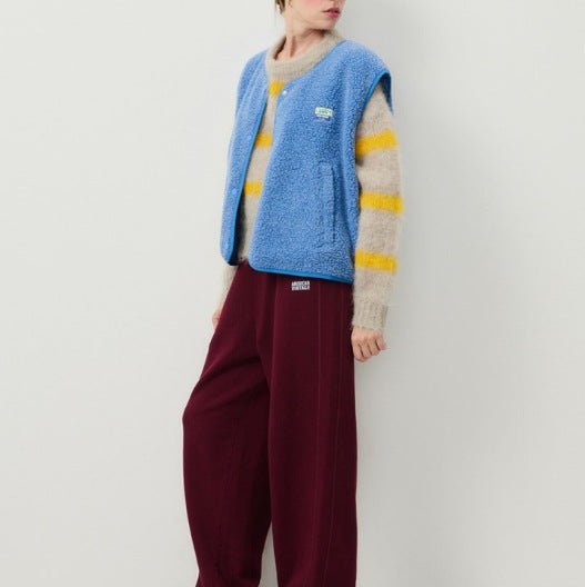 Ærmeløs vest til kvinder - med knapper, blød og behagelig