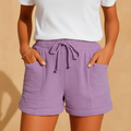 Lette sommershorts med elastisk linning til kvinder | Manya