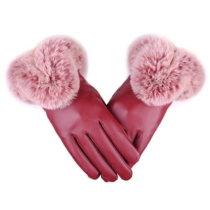 Lotte | Stylish and warm leather gloves