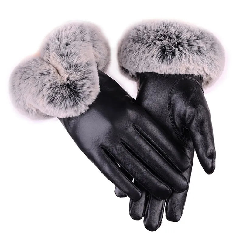 Lotte | Stylish and warm leather gloves