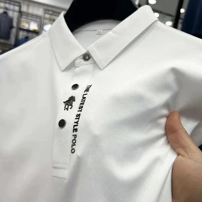 Krølfri poloshirt til mænd